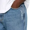 Half Arrow Twist Slouchy Jeans