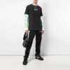 Hand Logo Slim T-Shirt Short Sleeve Black