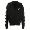 Hands Arrow Hooded Coat Men’ s Black