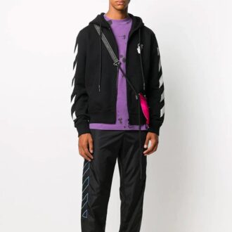 Hands Arrow Hooded Coat Men’ s Black