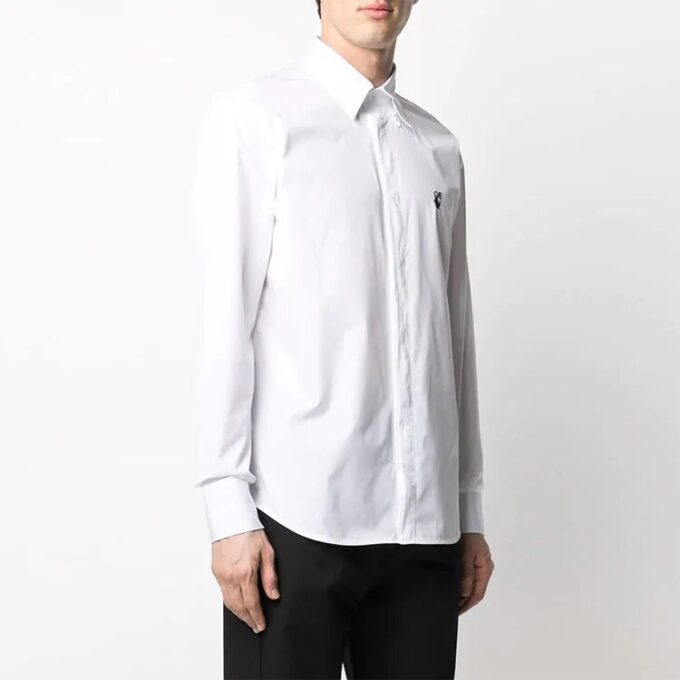 Hands Off Classic Shirt “White/Black”