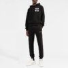 Hands Off Cotton Track Pants “Black”