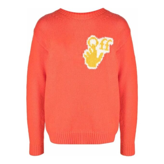 Hands Off intarsia jumper