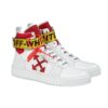HI Top Sneakers “White Red”