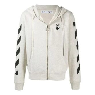 Hooded Sweater Men Cream Color