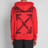 Impressionism Hooded Sweatshirt “Red”