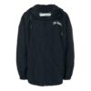Impressionism Windbreaker Hooded Coat Men Black