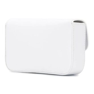 Industrial Logo Shoulder Bag White