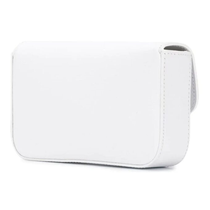 Industrial Logo Shoulder Bag White