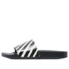 Industrial Sliders “Diagonal Stripe – Black White”