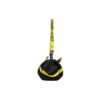 Industrial strap nylon duffle bag “Black Yellow”