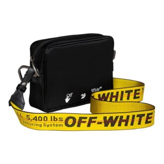 Industrial Style Shoulder Bag Black
