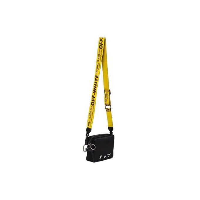 Industrial Style Shoulder Bag Black
