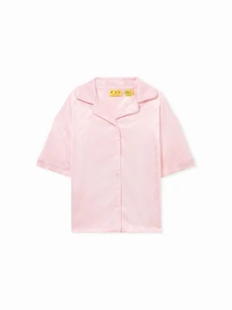 Jacquard Off Satin Shirt