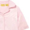 Jacquard Off Satin Shirt