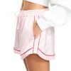 Jacquard Satin Pajama Shorts