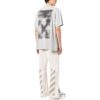 Jumbo Arrow-print Cotton T-shirt “Grey”