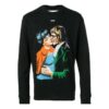 Kiss Printing Round Neck Black Slim Fit