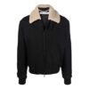 lapel aviator Jacket Version Black