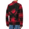 lapel Plaid Long Sleeves Shirt Version Red