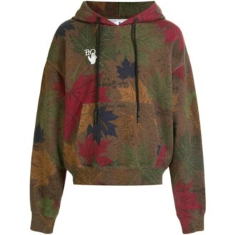 Leaf Print Hoodie