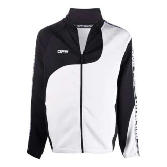 Logo Alphabet Printing Loose Jacket Version Black White