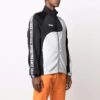 Logo Alphabet Printing Loose Jacket Version Black White