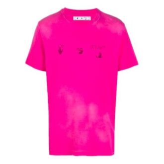 Logo Applique Fade Tee Men’ s Pink