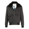 Logo aviator Jacket Loose Fit Gray
