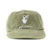 logo Embroidered Baseball Cap Green