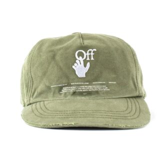 logo Embroidered Baseball Cap Green