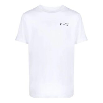 Logo Embroidered Short Sleeve White