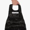 logo Jacquard Backpack schoolbag Black