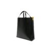 Logo Leather Tote “Black”