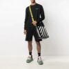 Logo Leather Tote “Black”