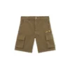 Logo Patch Diagonal Cargo Shorts