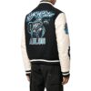 logo patch varsity jacket “Black”