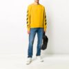 logo Pattern Printing Long Sleeves Version Yellow