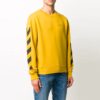 logo Pattern Printing Long Sleeves Version Yellow
