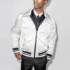 Logo Print Bomber Jacket
