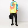 Logo Print Cargo Pants Functional Casual Pants Black
