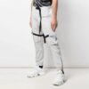 Logo Print Cargo Pants Functional Casual Pants light grey