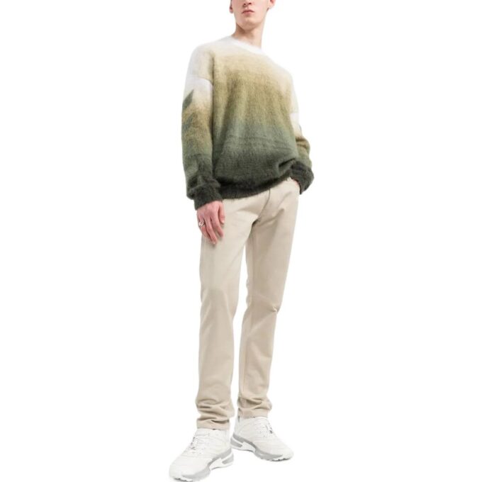 Logo-Print Straight-Leg Jeans