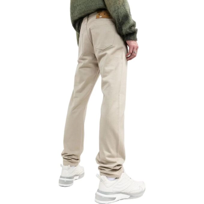 Logo-Print Straight-Leg Jeans