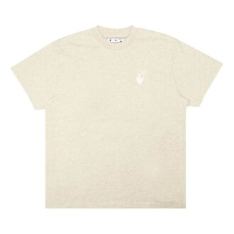 Logo Print Tee In Melanage “Grey”