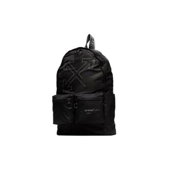 logo Printing Backpack Black