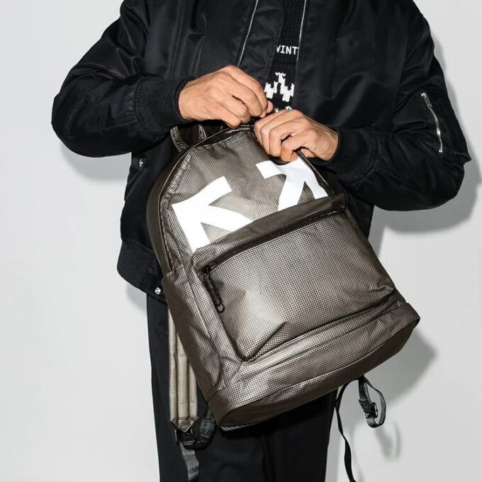 logo Printing Bag Pack Grey