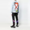 Logo Printing Denim Jacket Light Blue