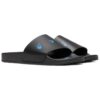Logo Printing Fashion Casual Black Slippers “Black Blue”
