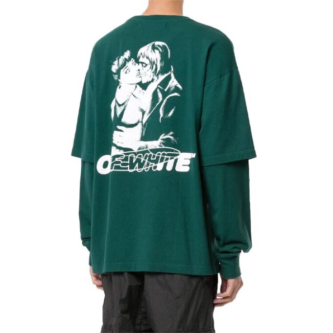Logo Printing Long Sleeves Green
